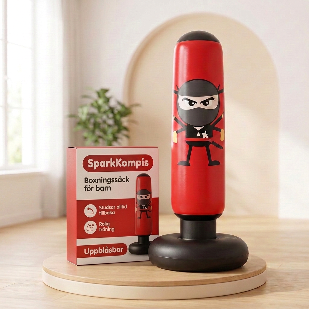 SparkKompis – boxningssäck för barn